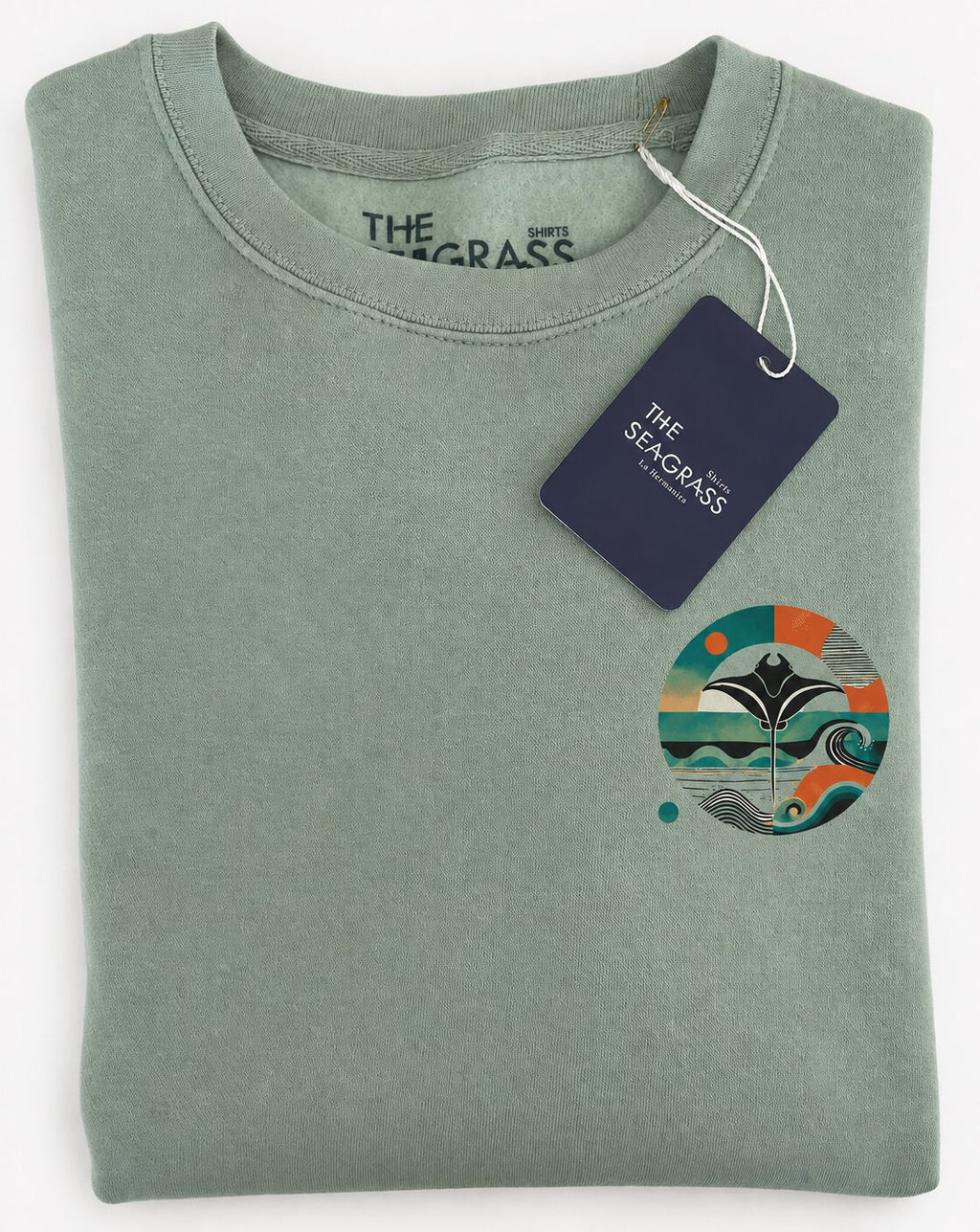 Etiqueta de la sudadera RAYA Sage