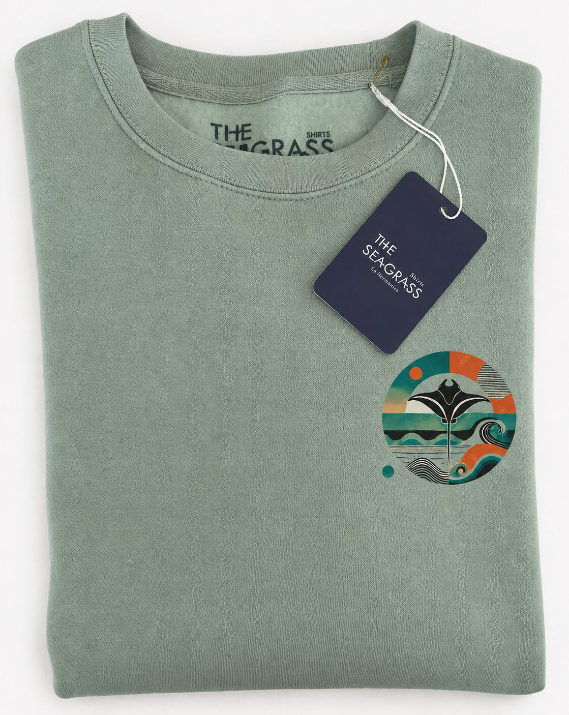 Etiqueta de la sudadera RAYA Sage