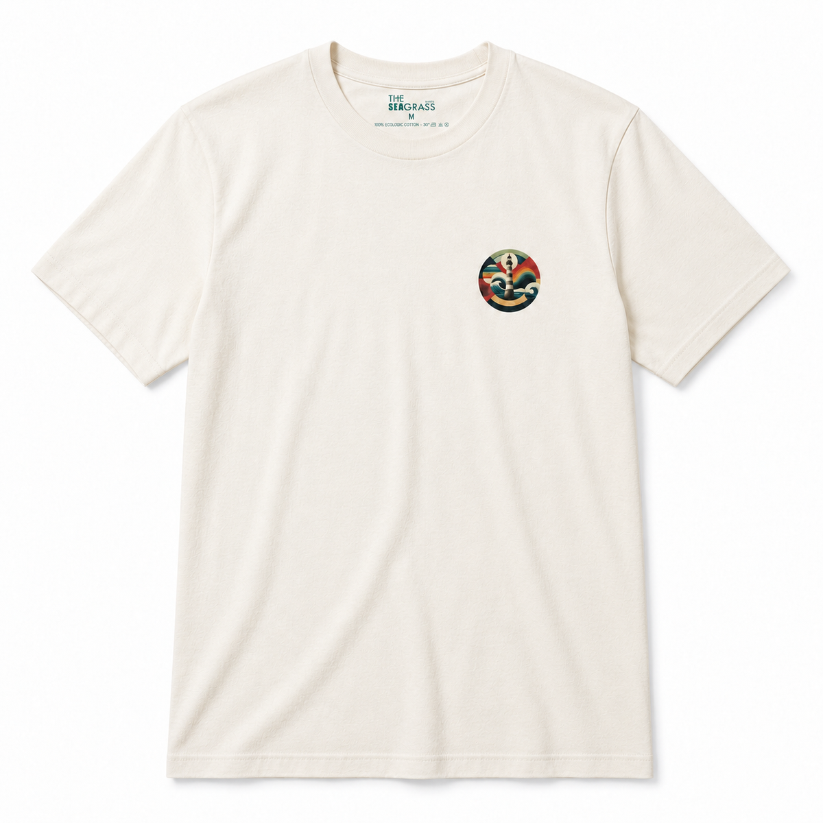 Camiseta FARO de algodón orgánico - vista frontal