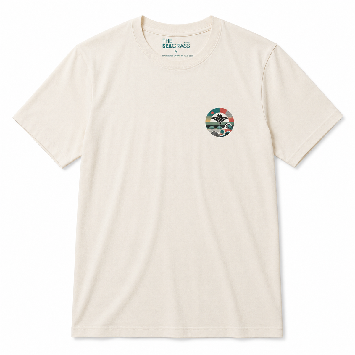 Camiseta RAYA de algodón orgánico - vista frontal