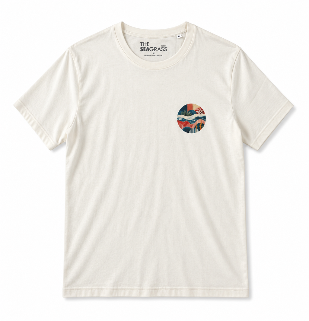 Camiseta ARRECIFE de algodón orgánico – vista frontal