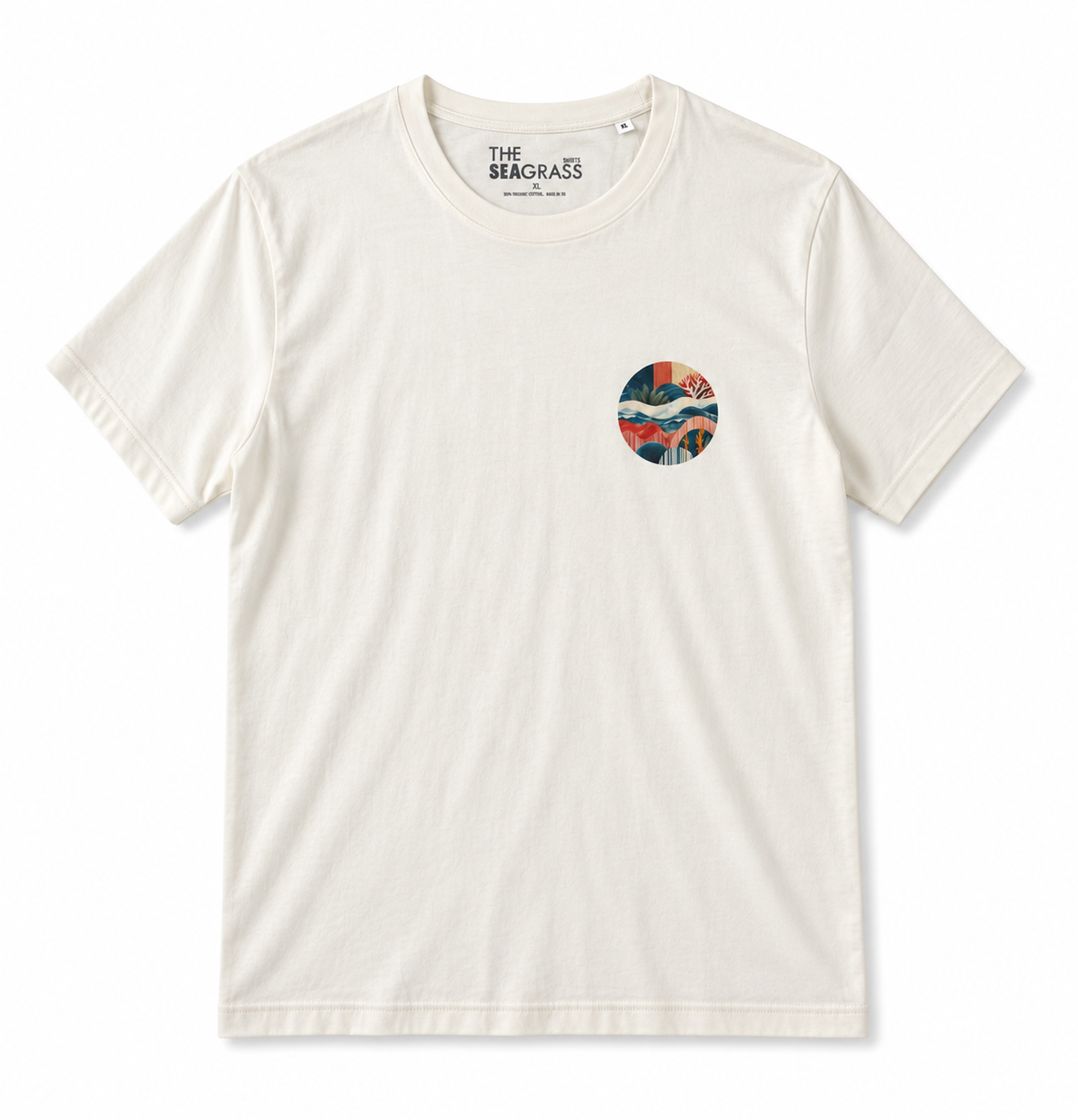 Camiseta ARRECIFE de algodón orgánico – vista frontal