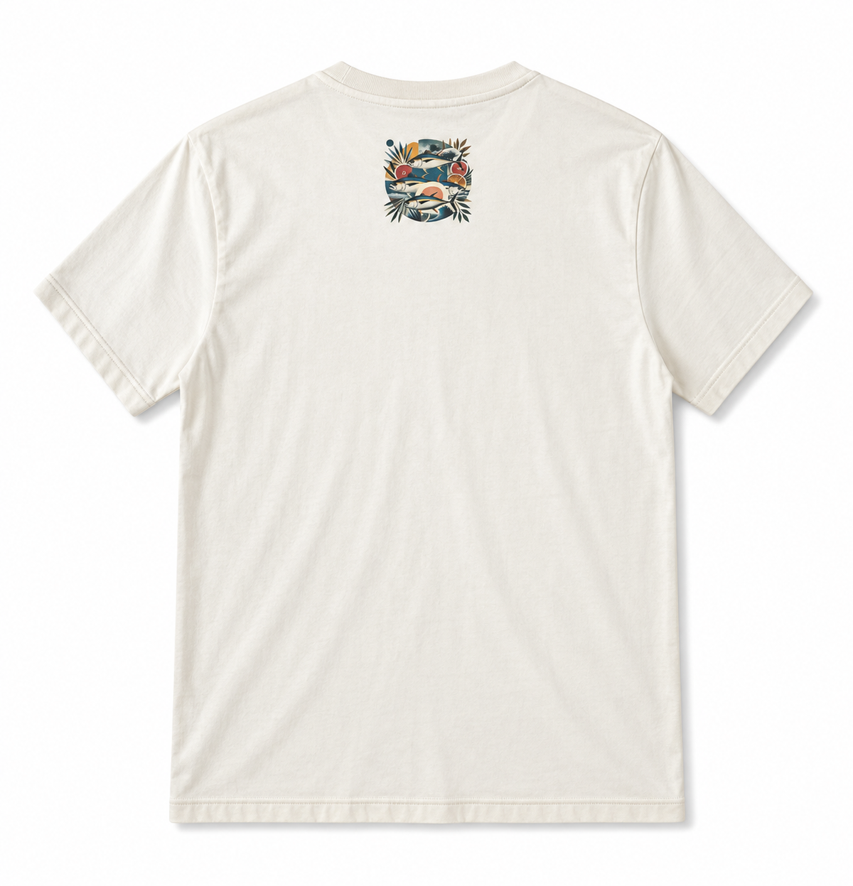 Camiseta TUNA FRUTTI – pequeño estampado en la nuca – color Sage