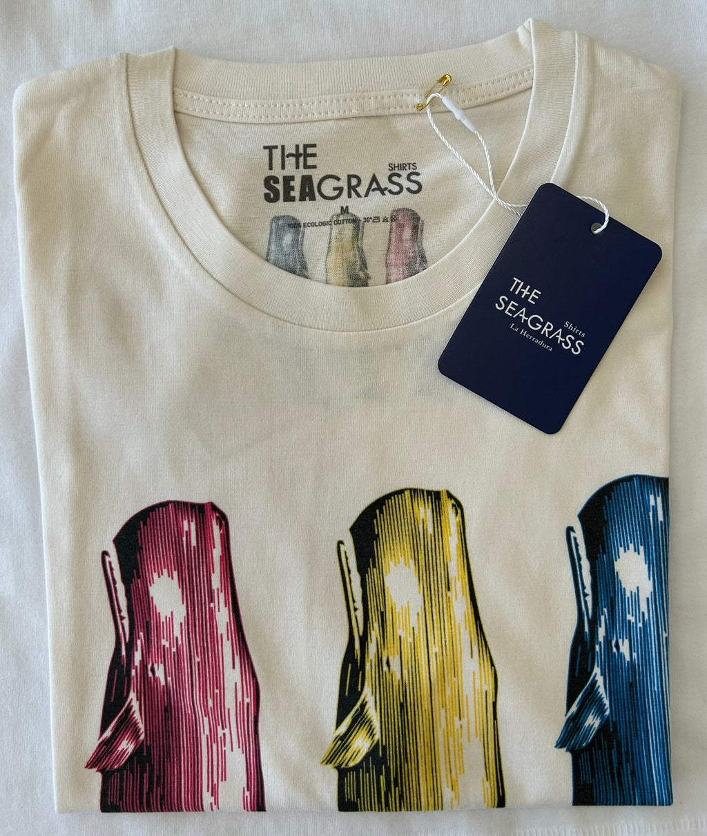 Camiseta WARHOL Vintage de algodón orgánico con etiqueta The Seagrass Shirts
